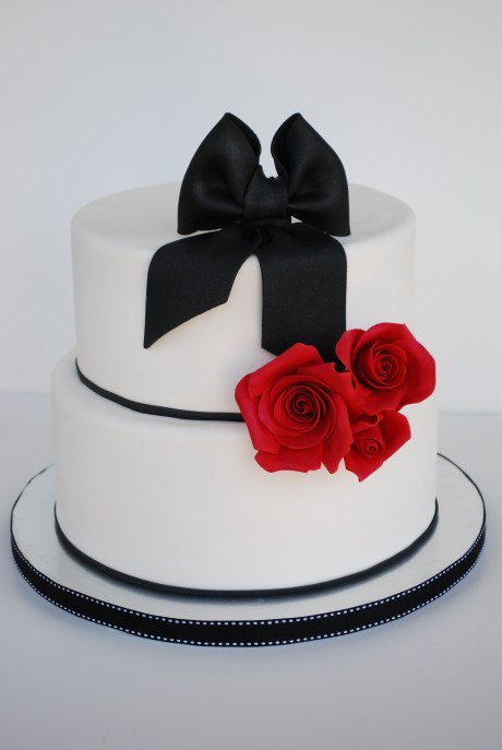 Black and Red Cake
