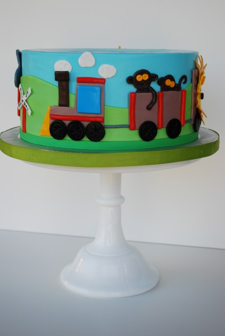 Train cake