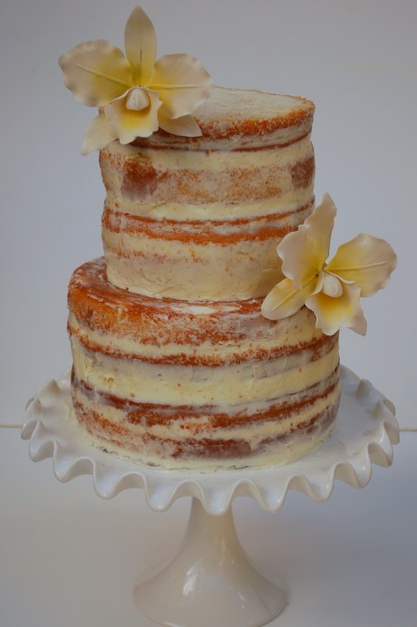 Naked White Cake